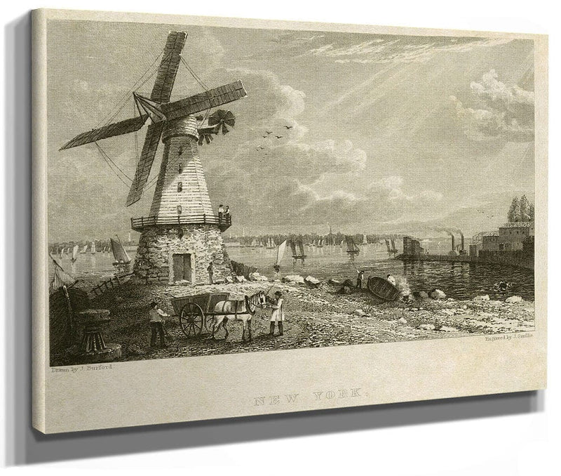 New York From Jersey City By James Smillie Phoenix 4x3