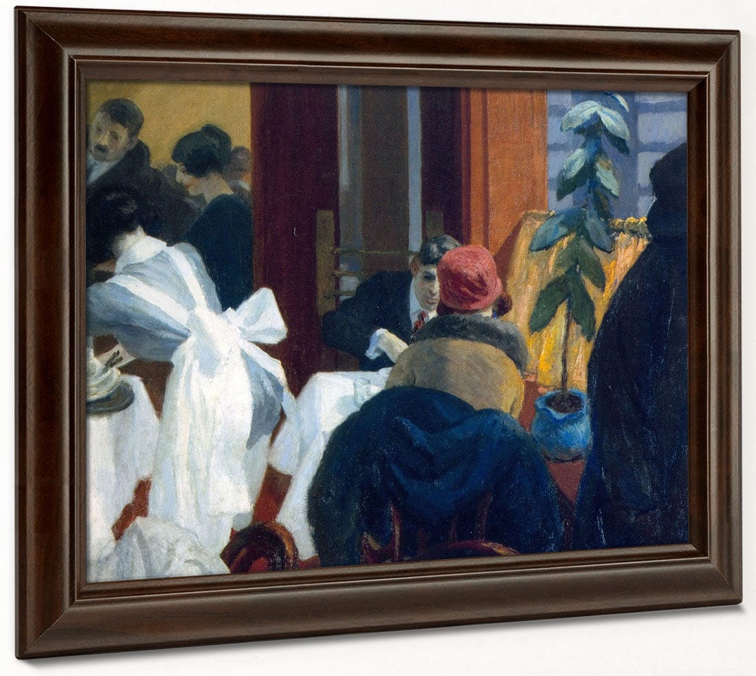 New York Restaurant 1922 Edward Hopper Phoenix 4x3