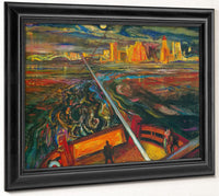 Night Ferry Vancouver By Fh Varley Phoenix 4x3