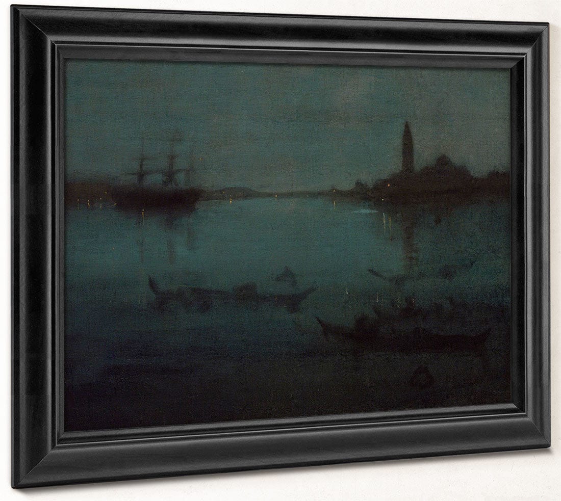 Nocturne In Blue And Silver The Lagoon, Venice By James Mcneill Whistler Phoenix 4x3