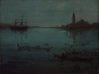 Nocturne In Blue And Silver The Lagoon, Venice By James Mcneill Whistler Phoenix 4x3