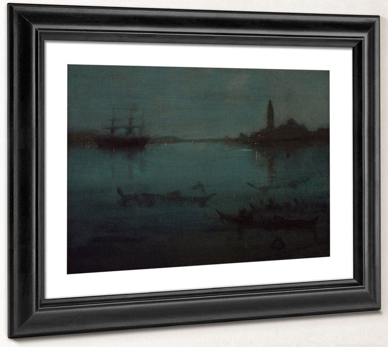 Nocturne In Blue And Silver The Lagoon, Venice By James Mcneill Whistler Phoenix 4x3