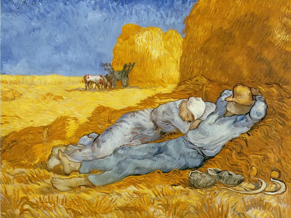 Noon Rest From Work (After Millet) By Vincent Van Gogh Phoenix 4x3