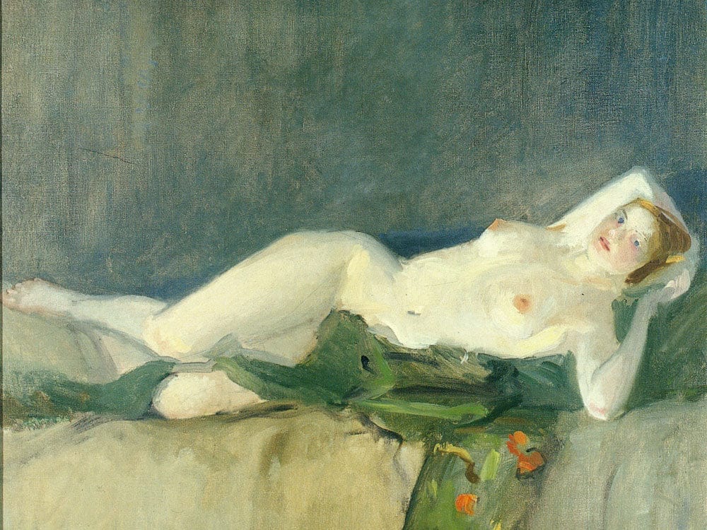 Nude With Green Scarf 1913 By John Sloan Phoenix 4x3
