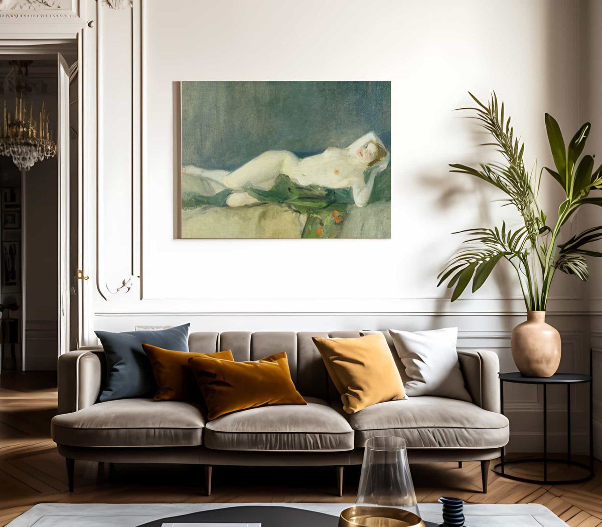 Nude With Green Scarf 1913 By John Sloan Phoenix 4x3