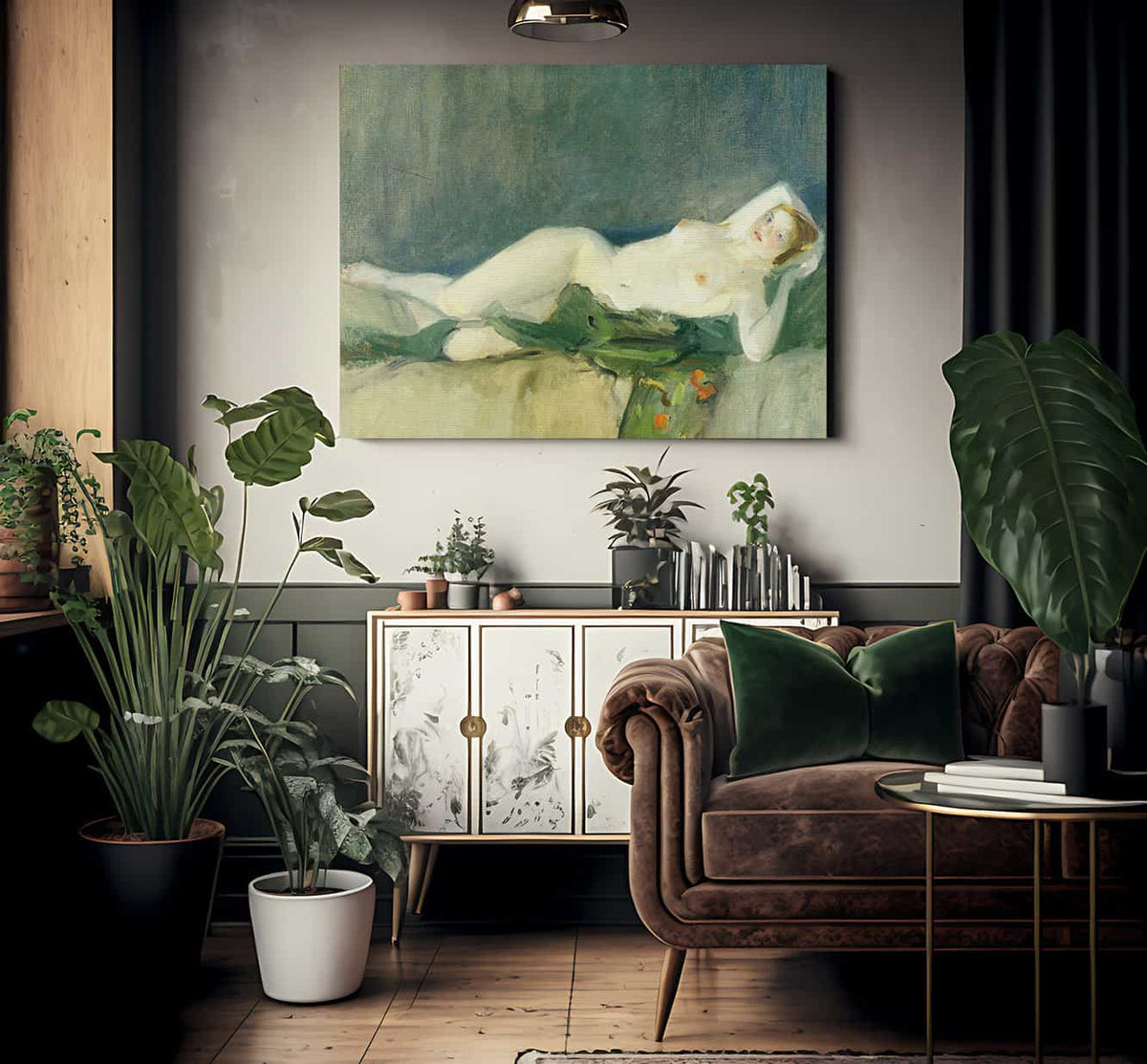 Nude With Green Scarf 1913 By John Sloan Phoenix 4x3