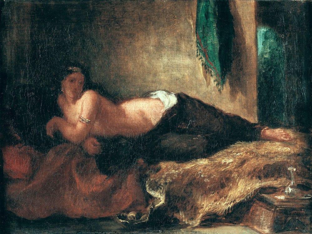 Odalisque By Ferdinand Victor Eugene Delacroix Phoenix 4x3