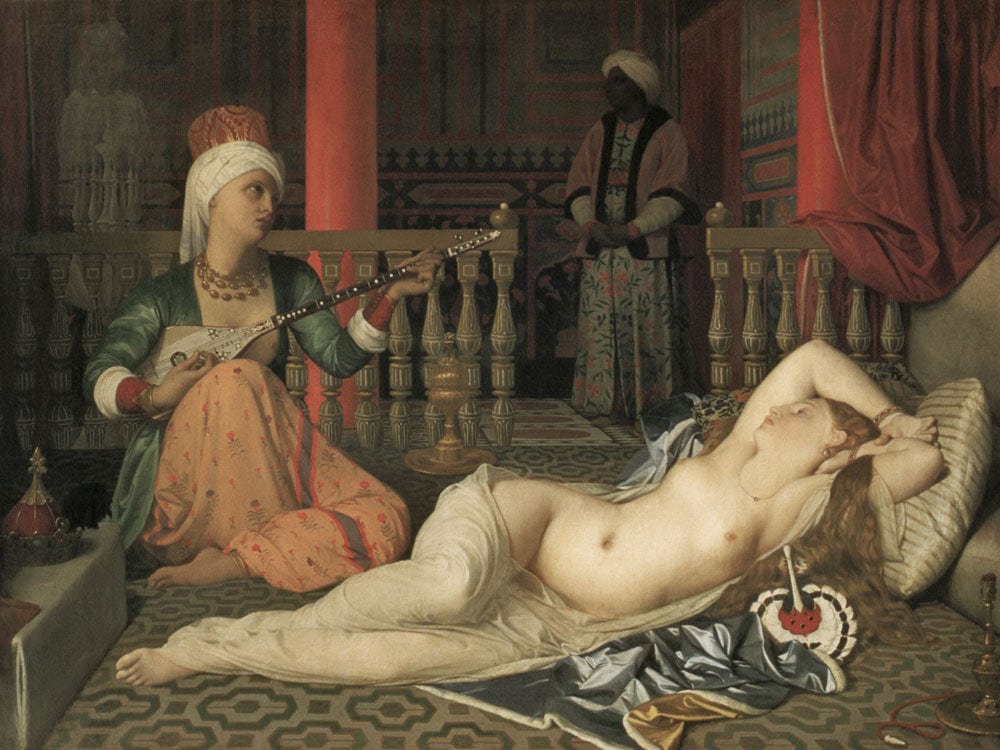 Odalisque With A Slave By Jean Auguste Dominique Ingres Phoenix 4x3