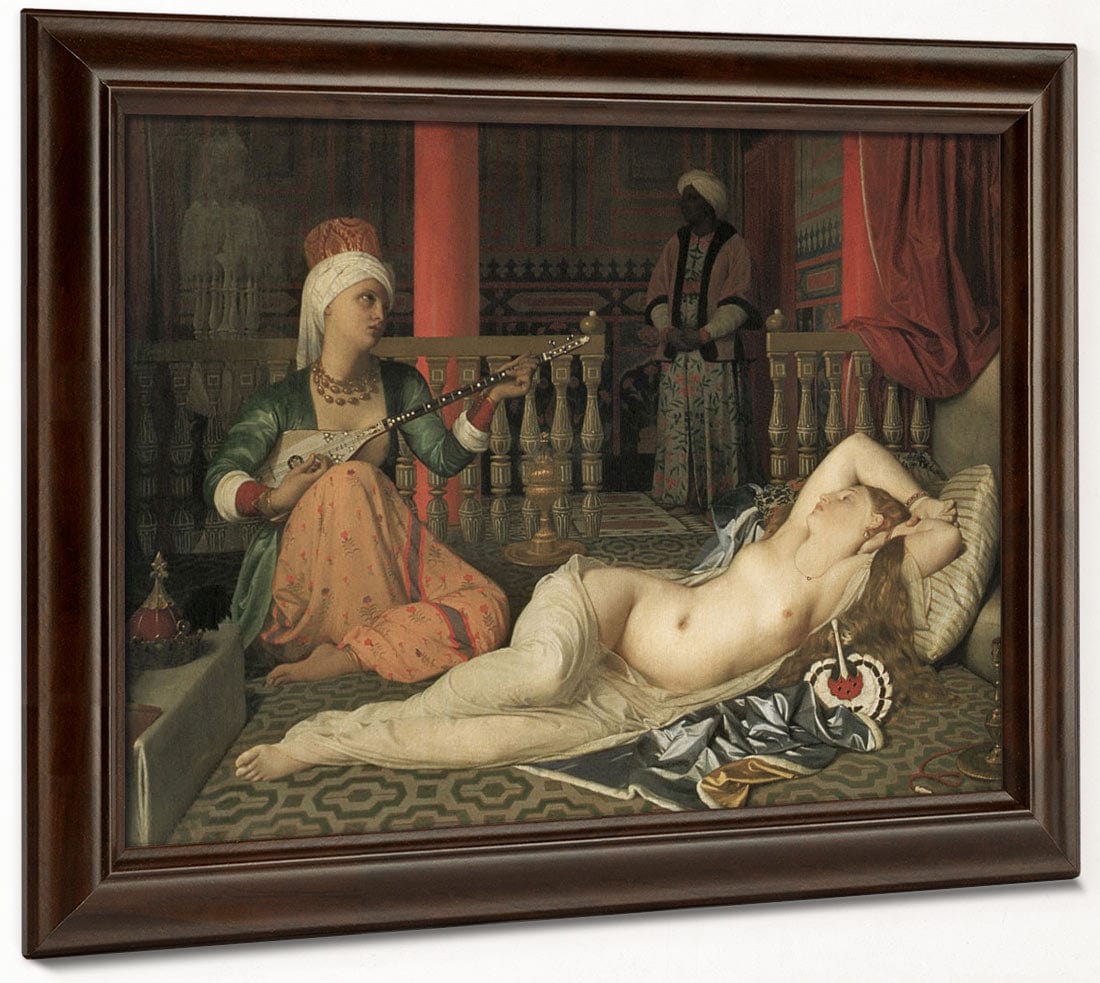 Odalisque With A Slave By Jean Auguste Dominique Ingres Phoenix 4x3