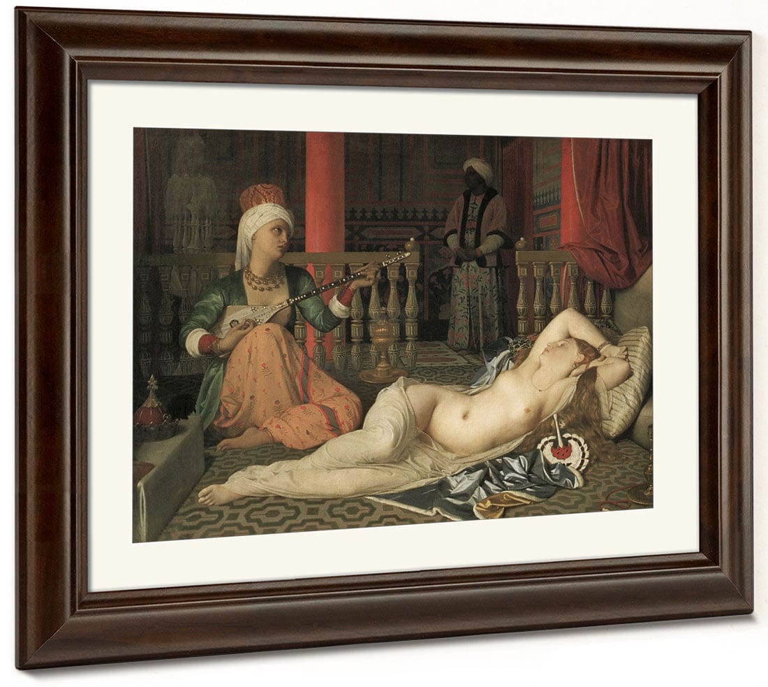 Odalisque With A Slave By Jean Auguste Dominique Ingres Phoenix 4x3