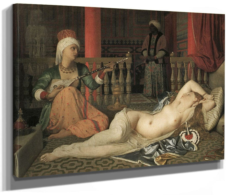 Odalisque With A Slave By Jean Auguste Dominique Ingres Phoenix 4x3