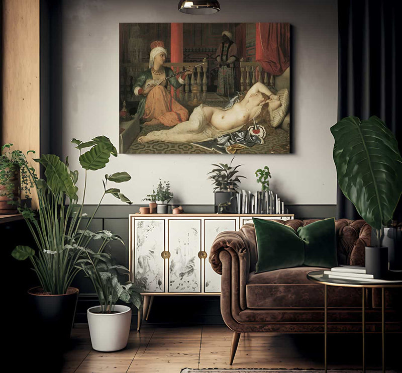 Odalisque With A Slave By Jean Auguste Dominique Ingres Phoenix 4x3