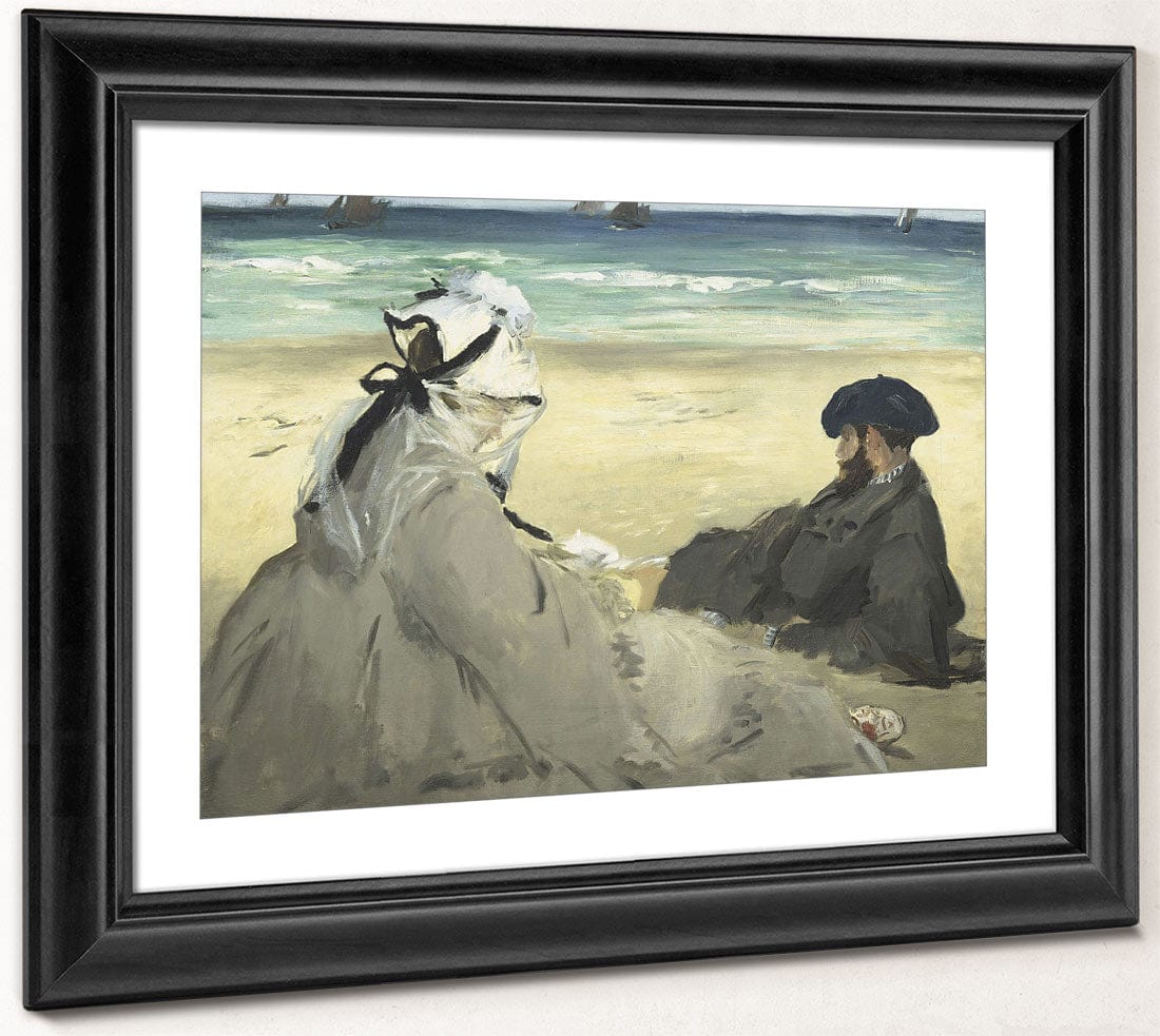 On The Beach 1 By Edouard Manet Phoenix 4x3