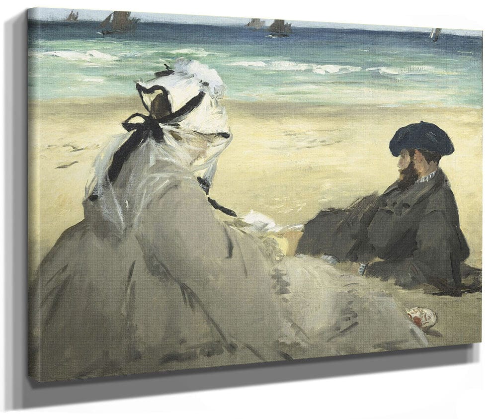 On The Beach 1 By Edouard Manet Phoenix 4x3