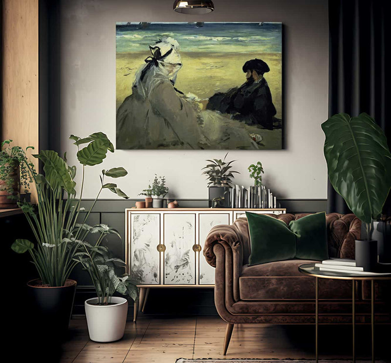 On The Beach By Edouard Manet Phoenix 4x3