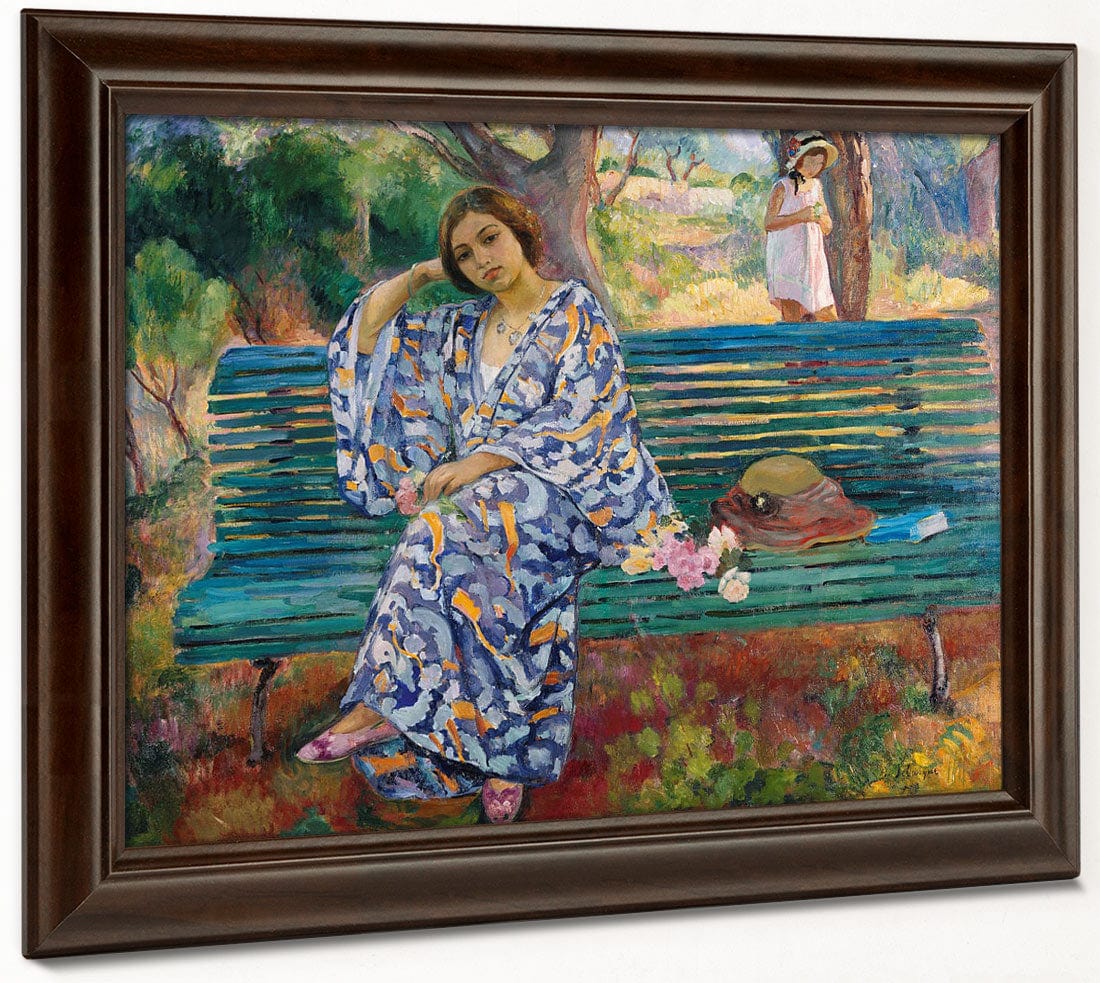On The Green Bank, Sanary By Henri Lebasque Phoenix 4x3