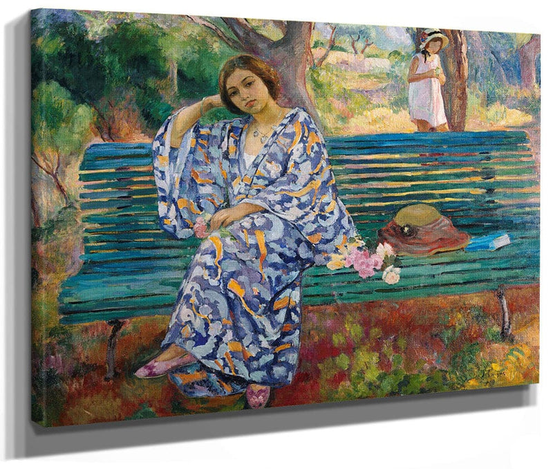 On The Green Bank, Sanary By Henri Lebasque Phoenix 4x3