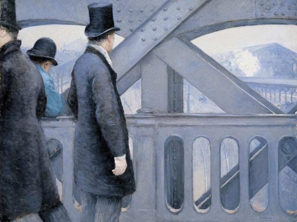 On The Pont De L'europe By Gustave Caillebotte Phoenix 4x3