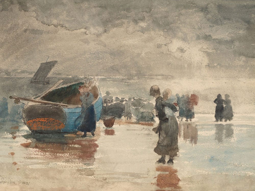 On The Sands By Winslow Homer Phoenix 4x3