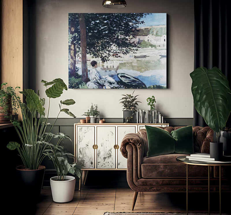 On The Seine At Bennecourt By Claude Monet Phoenix 4x3