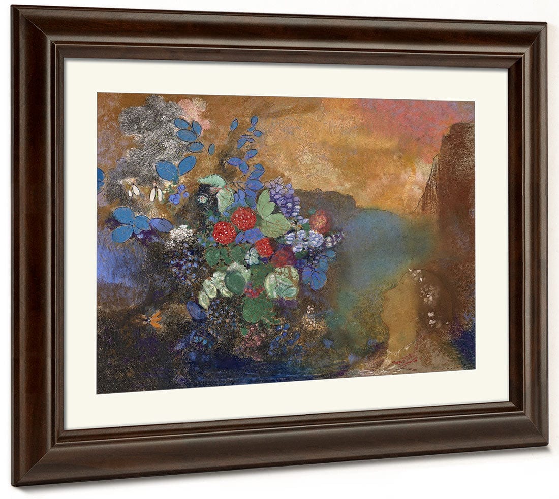 Ophelia Among The Flowers By Odilon Redon Phoenix 4x3