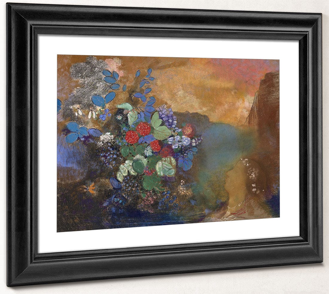 Ophelia Among The Flowers By Odilon Redon Phoenix 4x3