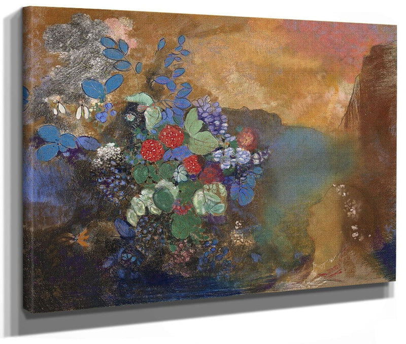 Ophelia Among The Flowers By Odilon Redon Phoenix 4x3