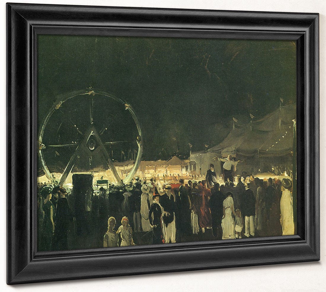 Outside The Big Tent 1912 By George Bellows Phoenix 4x3
