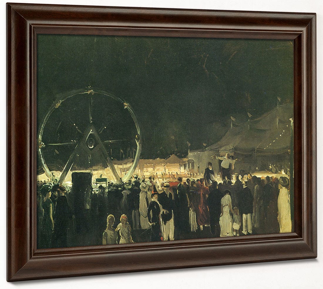 Outside The Big Tent 1912 By George Bellows Phoenix 4x3