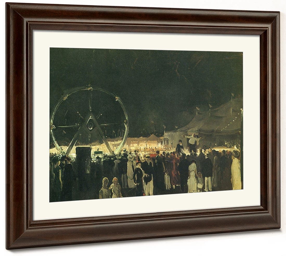 Outside The Big Tent 1912 By George Bellows Phoenix 4x3