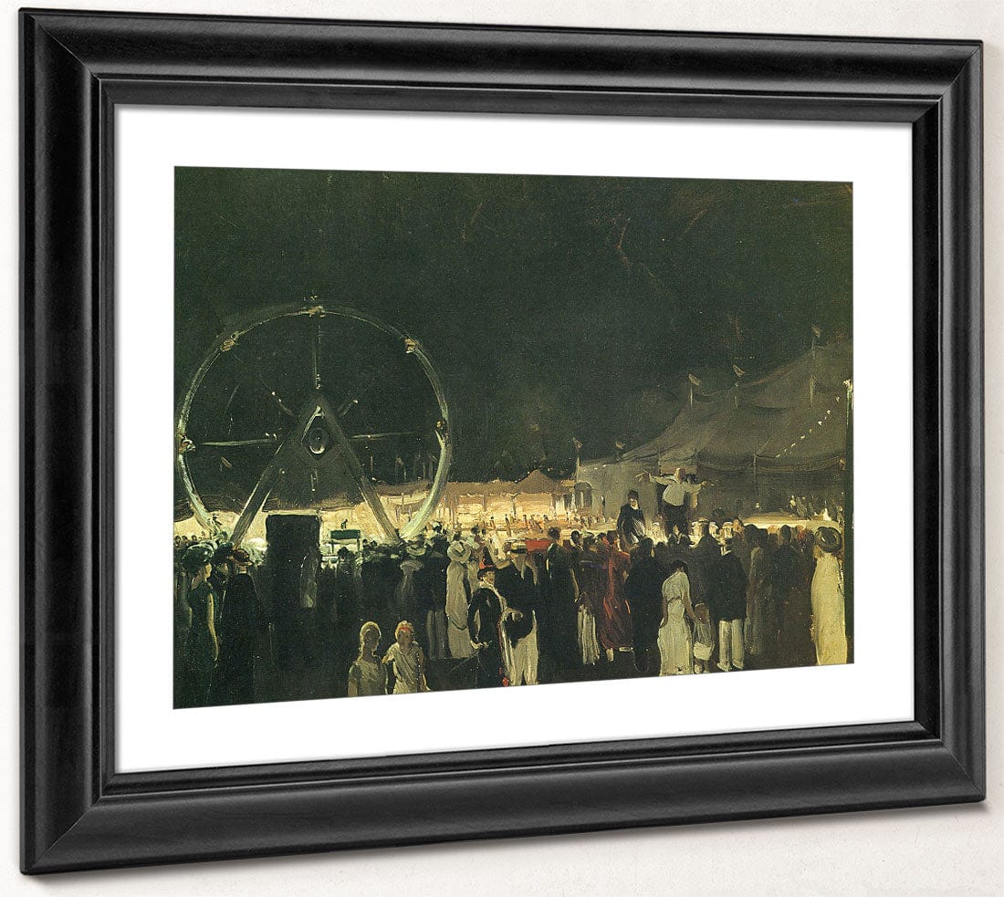 Outside The Big Tent 1912 By George Bellows Phoenix 4x3