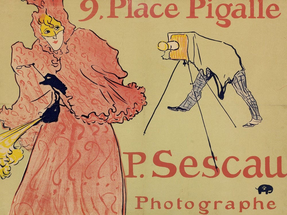 P. Sescau, Photographer By Henri Marie Raymond De Toulouse Lautrec Monfa Phoenix 4x3