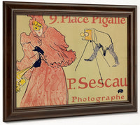 P. Sescau, Photographer By Henri Marie Raymond De Toulouse Lautrec Monfa Phoenix 4x3
