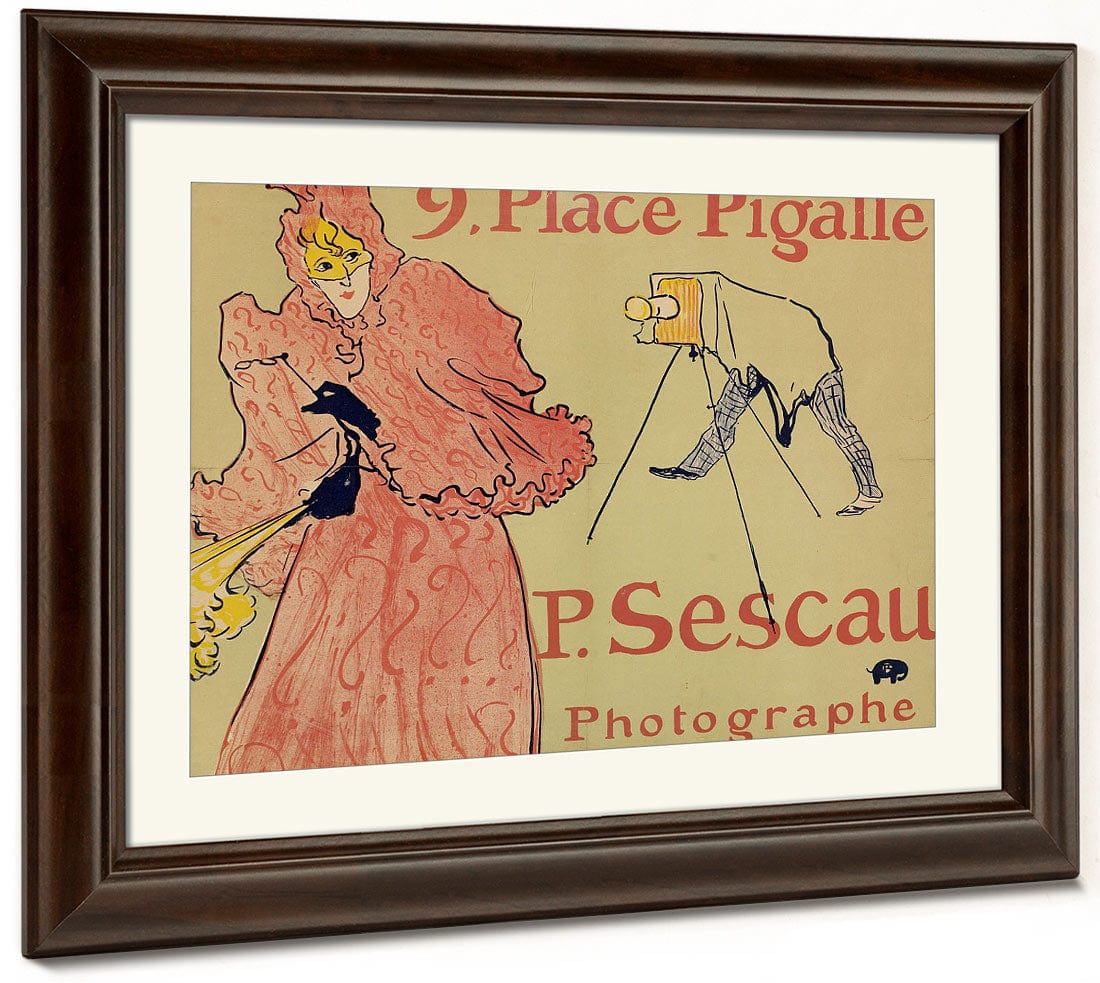 P. Sescau, Photographer By Henri Marie Raymond De Toulouse Lautrec Monfa Phoenix 4x3