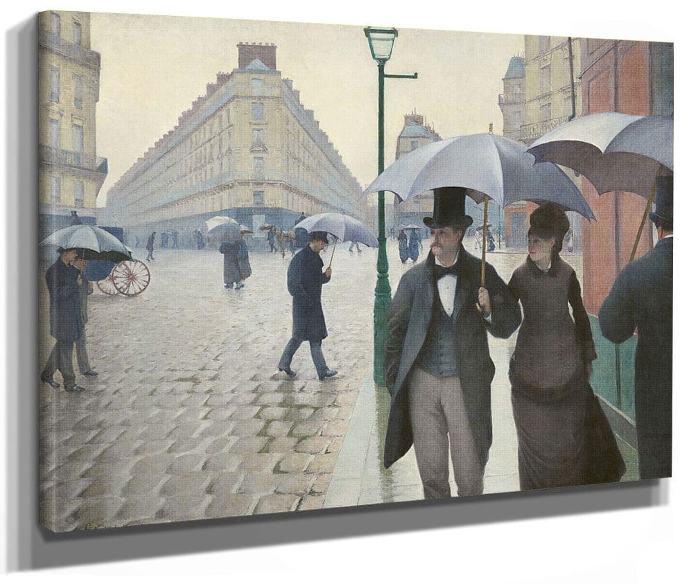 Paris Street In Rainy Weather By Gustave Caillebotte Phoenix 4x3