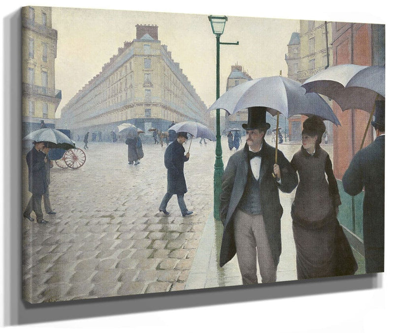 Paris Street In Rainy Weather By Gustave Caillebotte Phoenix 4x3