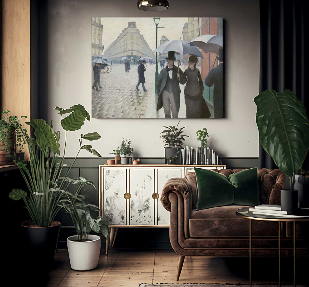 Paris Street In Rainy Weather By Gustave Caillebotte Phoenix 4x3