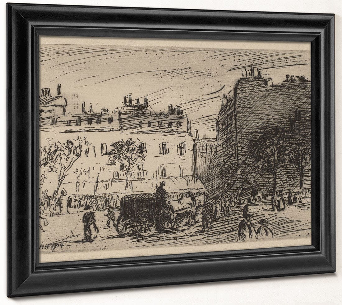 Paris Street Scene By Robert Henri Phoenix 4x3
