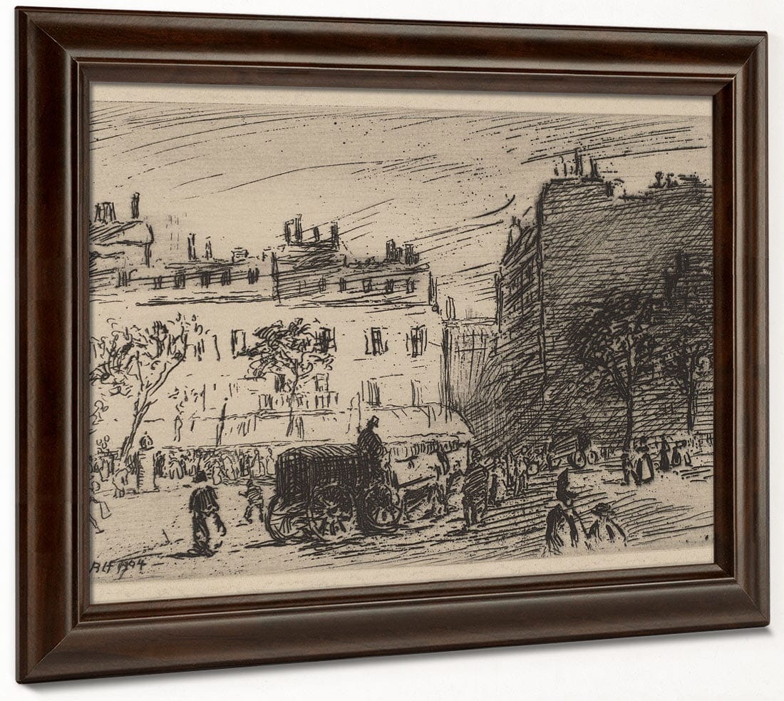 Paris Street Scene By Robert Henri Phoenix 4x3