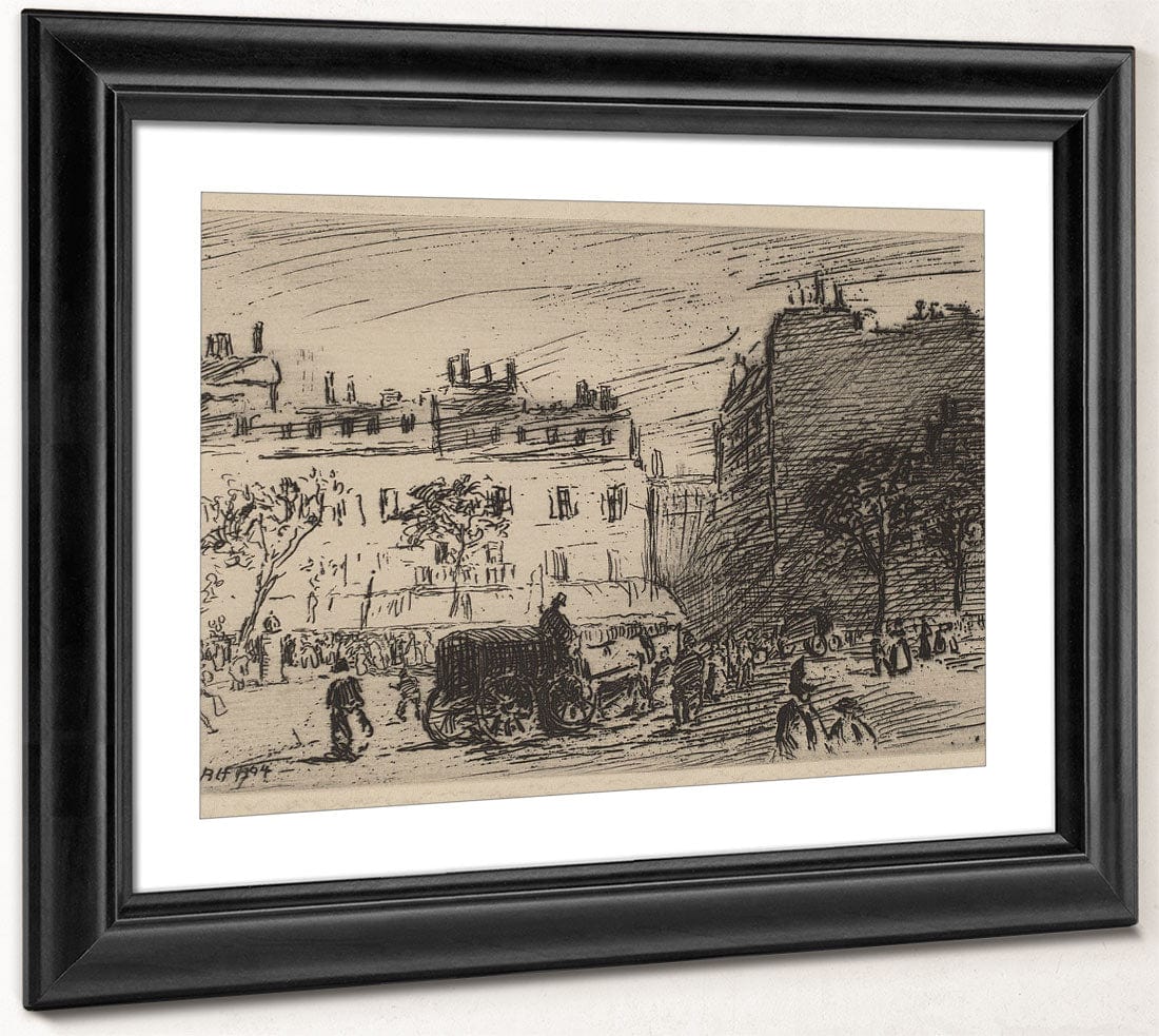 Paris Street Scene By Robert Henri Phoenix 4x3