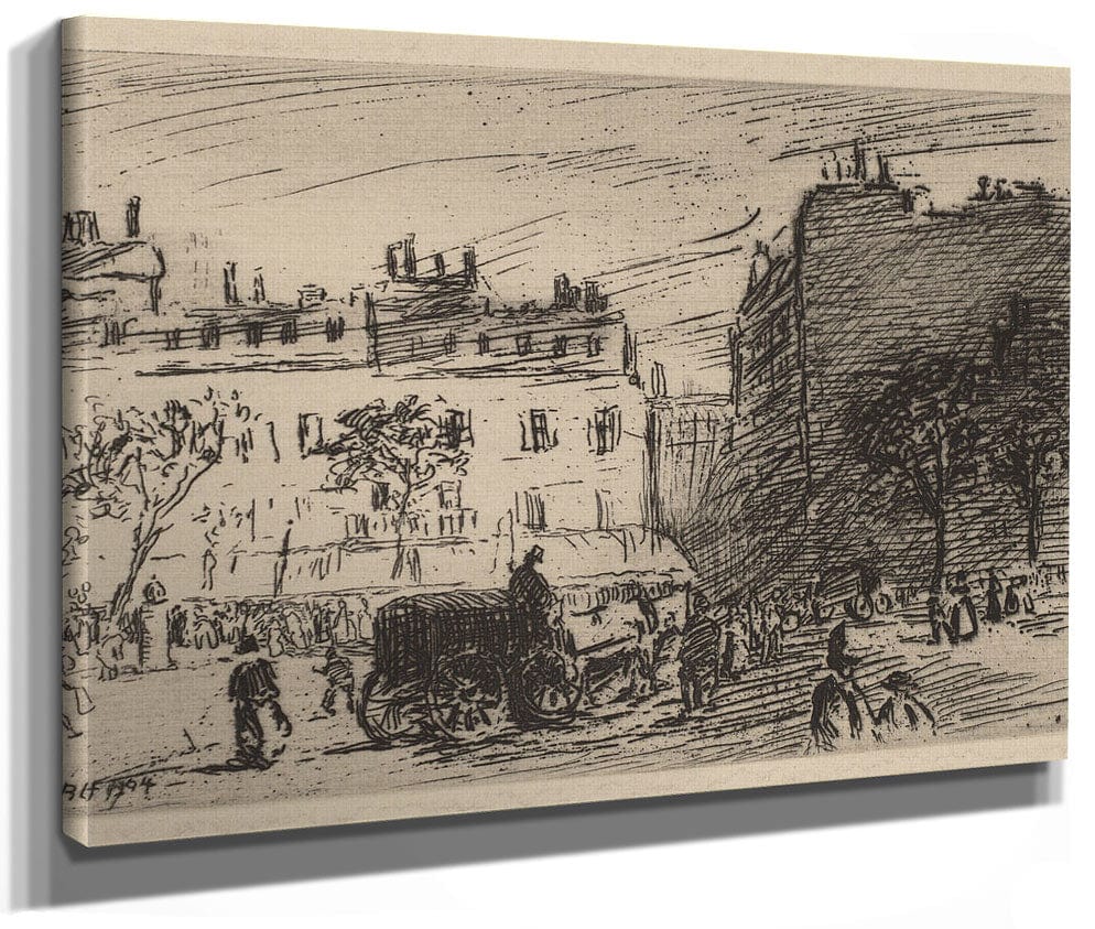 Paris Street Scene By Robert Henri Phoenix 4x3