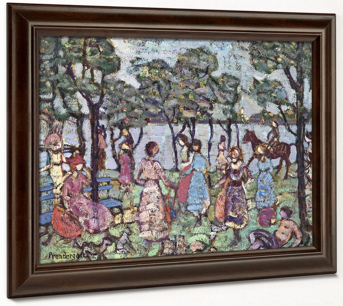 Park By The Sea By Maurice Brazil Prendergast Phoenix 4x3