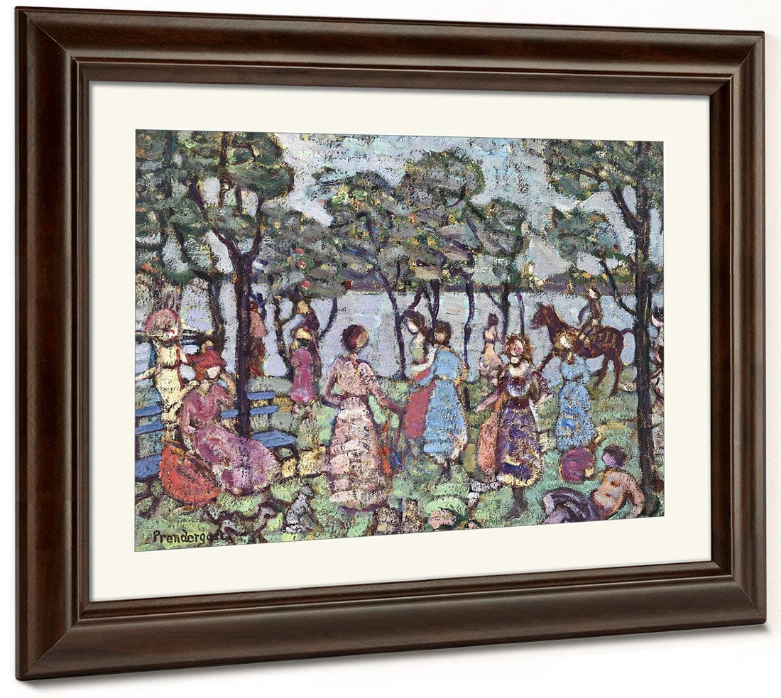 Park By The Sea By Maurice Brazil Prendergast Phoenix 4x3