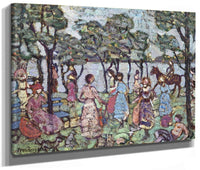 Park By The Sea By Maurice Brazil Prendergast Phoenix 4x3