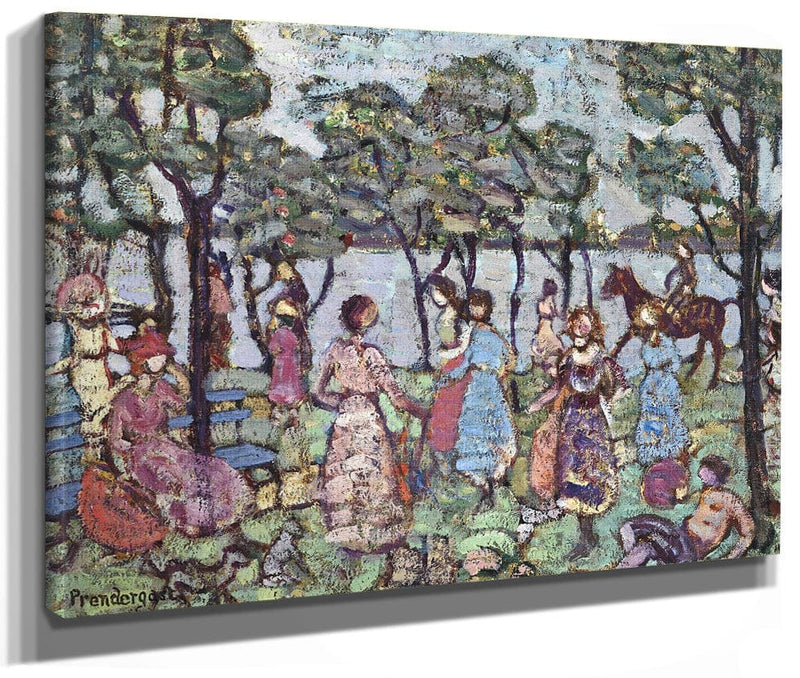 Park By The Sea By Maurice Brazil Prendergast Phoenix 4x3
