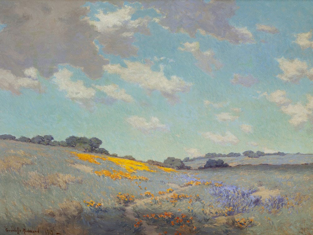 Patch Of Poppies By Granville Seymour Redmond Phoenix 4x3