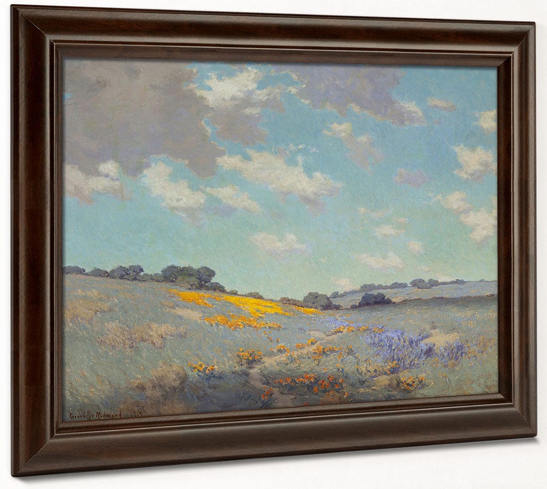 Patch Of Poppies By Granville Seymour Redmond Phoenix 4x3