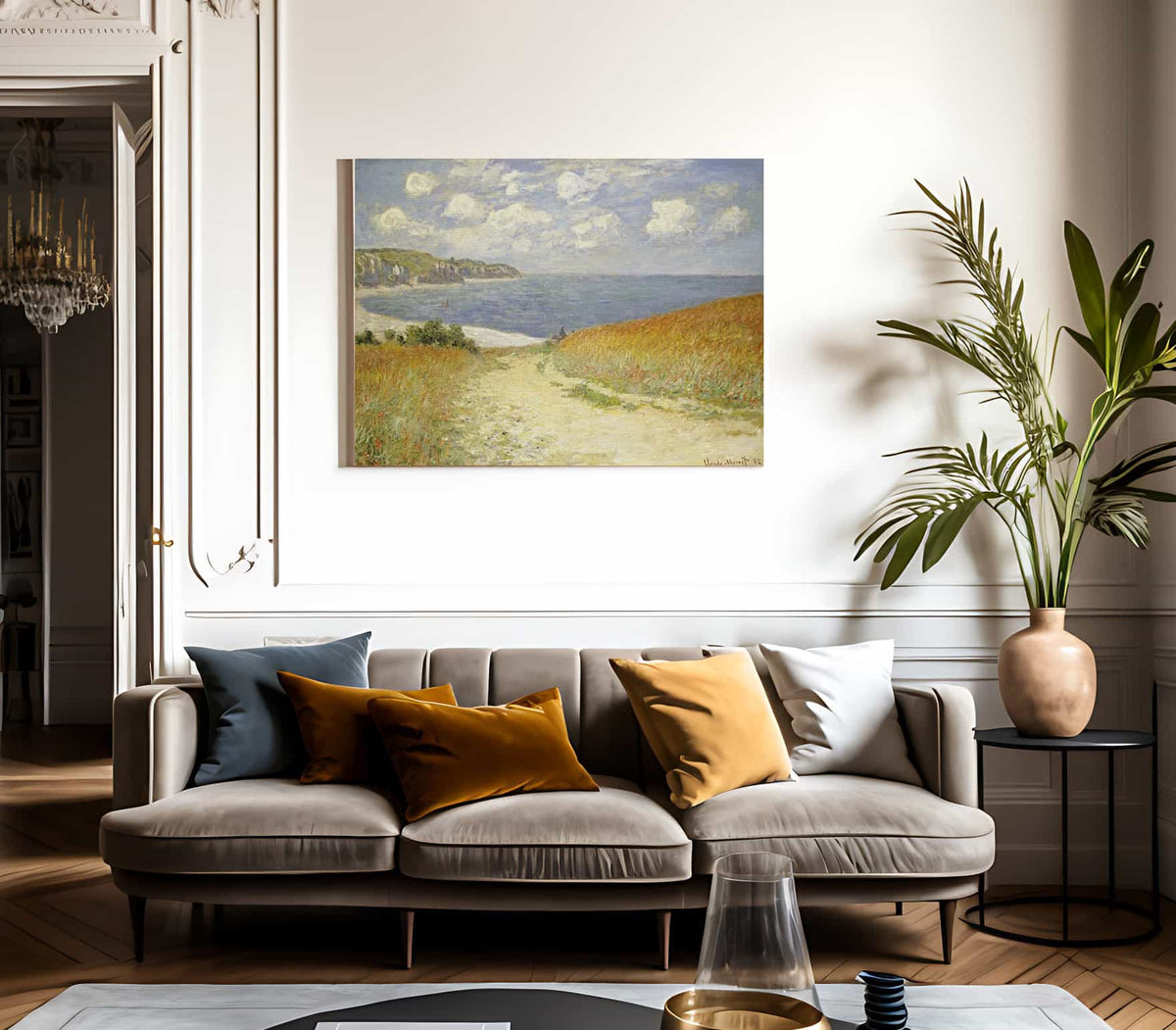 Path In The Wheat At Pourville By Claude Monet Phoenix 4x3