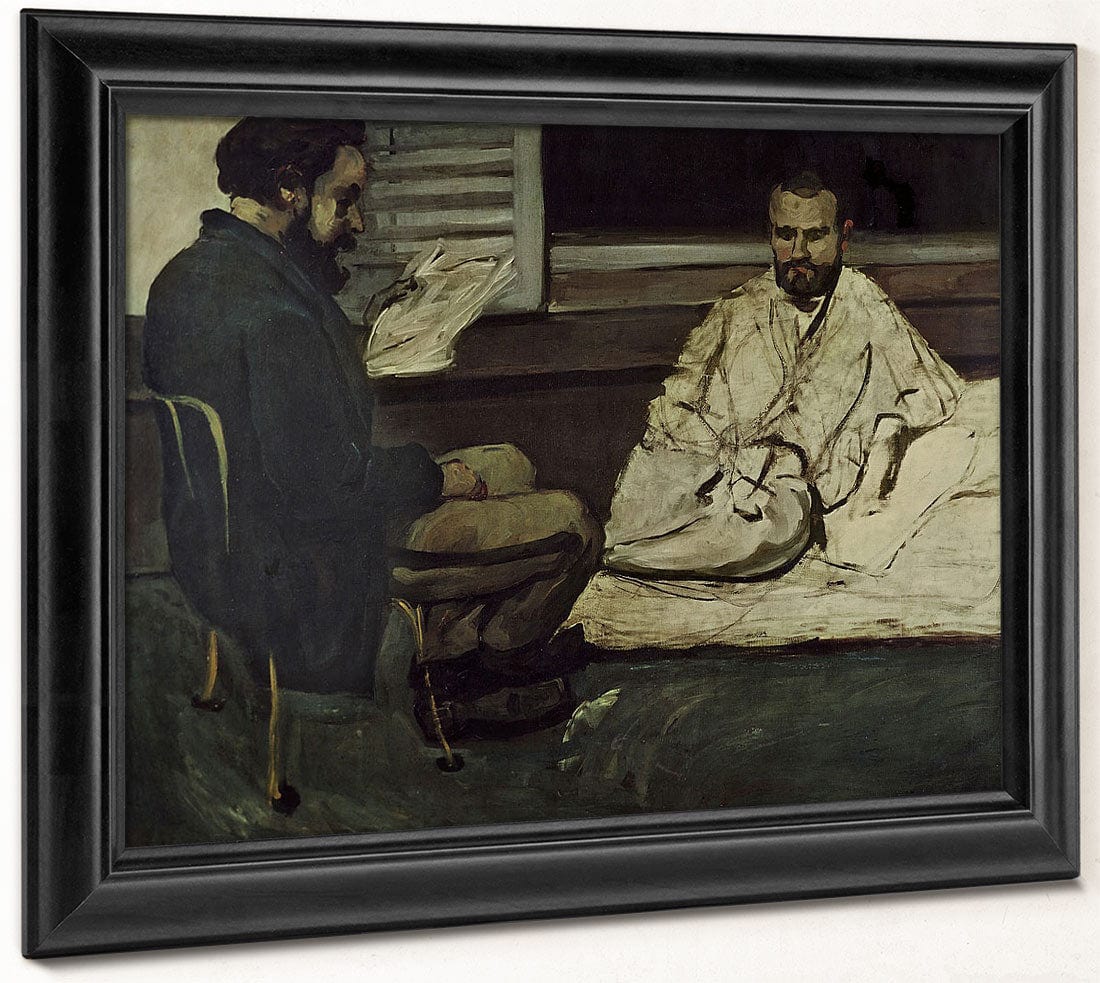 Paul Alexis (1847 1901) Reading A Manuscript To Emile Zola (1840 1902) By Paul Cezanne Phoenix 4x3