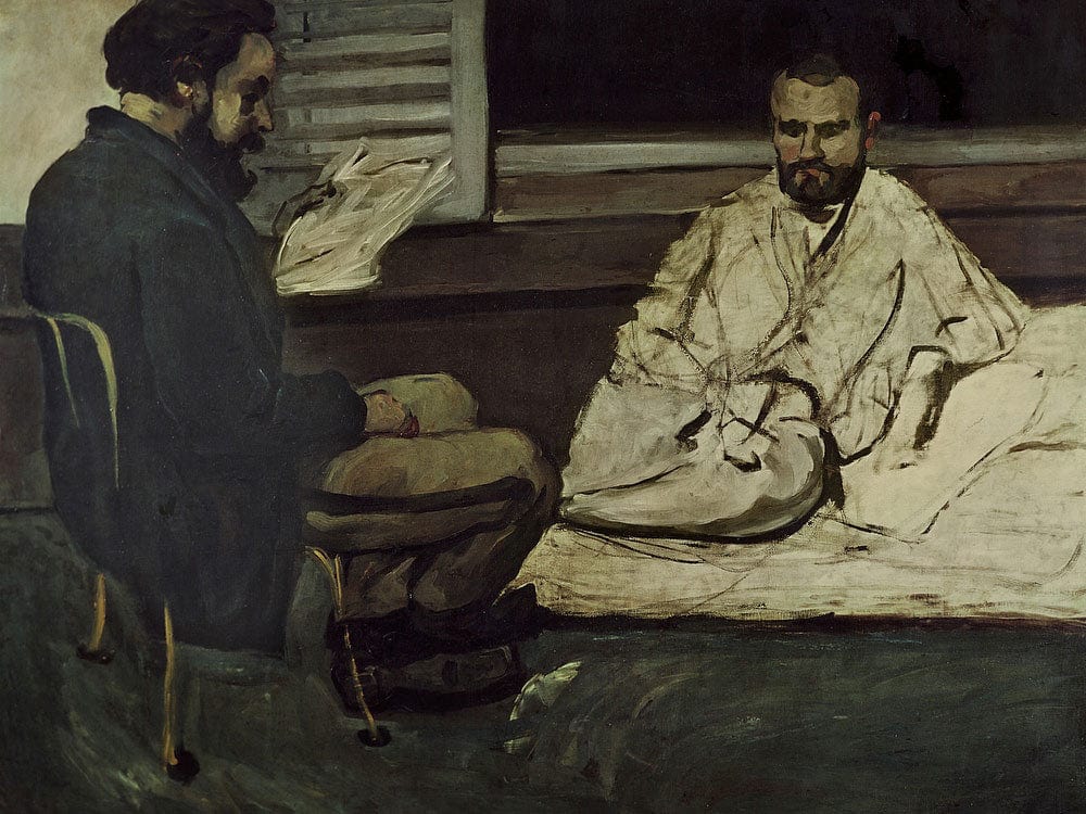 Paul Alexis (1847 1901) Reading A Manuscript To Emile Zola (1840 1902) By Paul Cezanne Phoenix 4x3